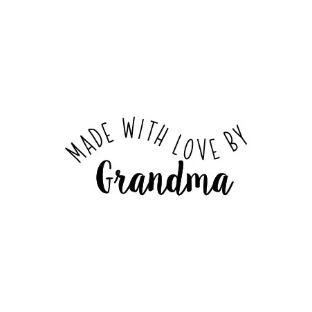 41 - Wavy Made With Love - Grandma — Magnuson Custom Stamps